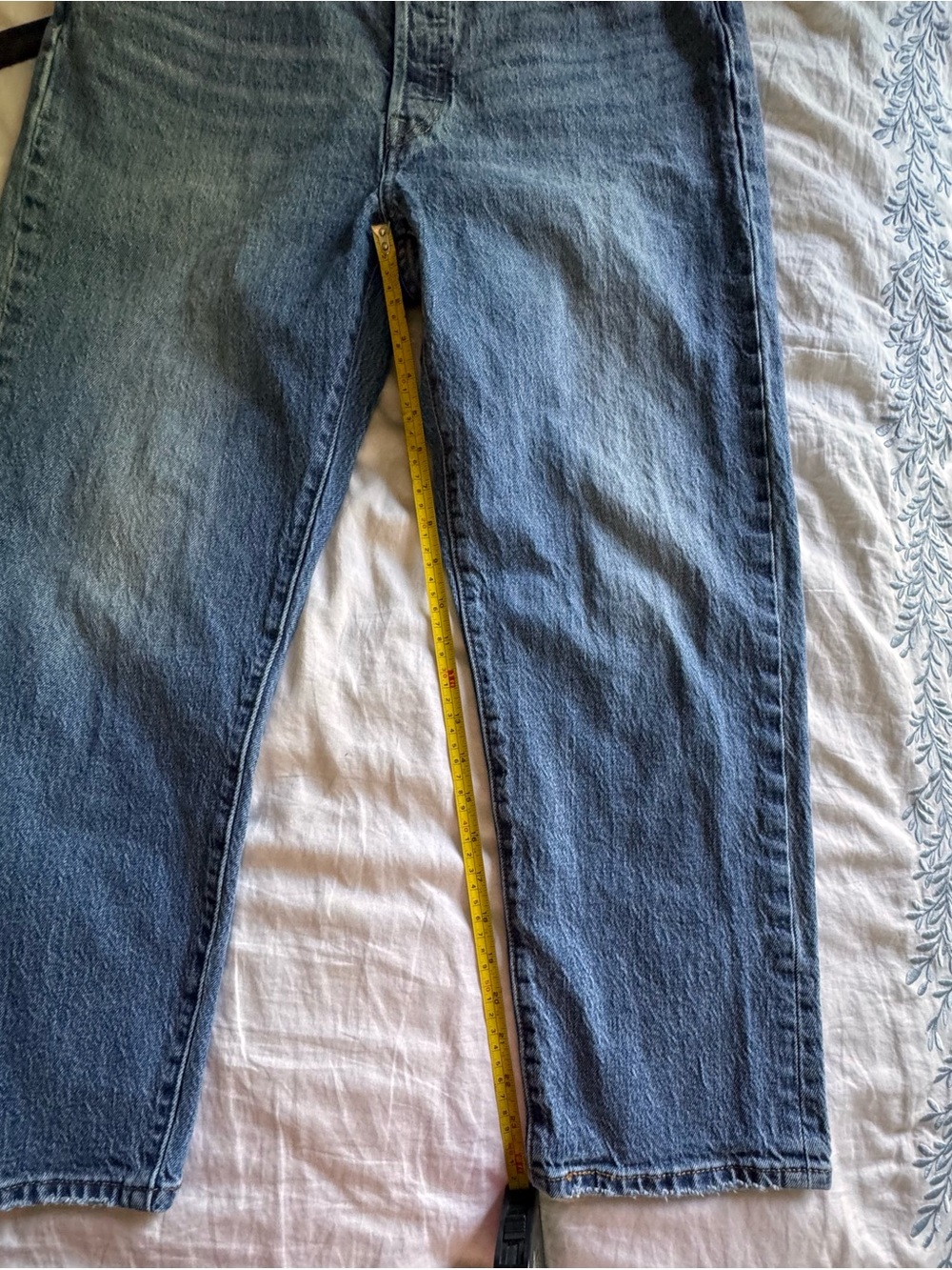 Levi’s 501 Original Crop Jeans Women’s W32 L26 High Rise Straight Leg